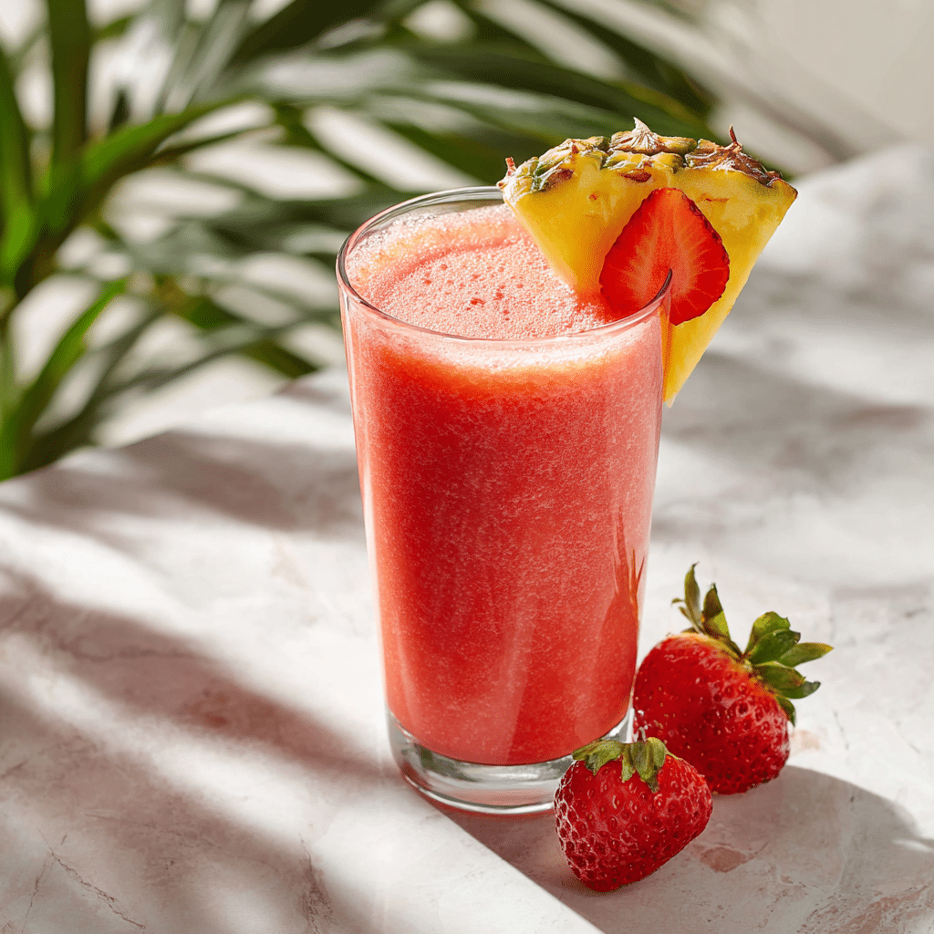 Minute Strawberry Pineapple Smoothie: Quick & Healthy Recipe